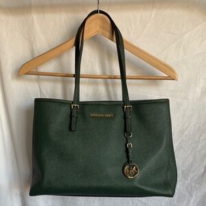 Michael Kors Green Tote Bag